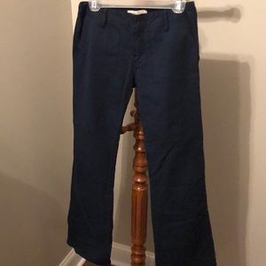 Tory Burch navy chinos